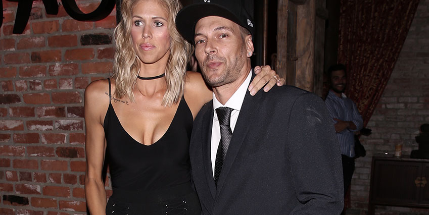 Kevin Federline med sin nya hustru Victoria Prince.