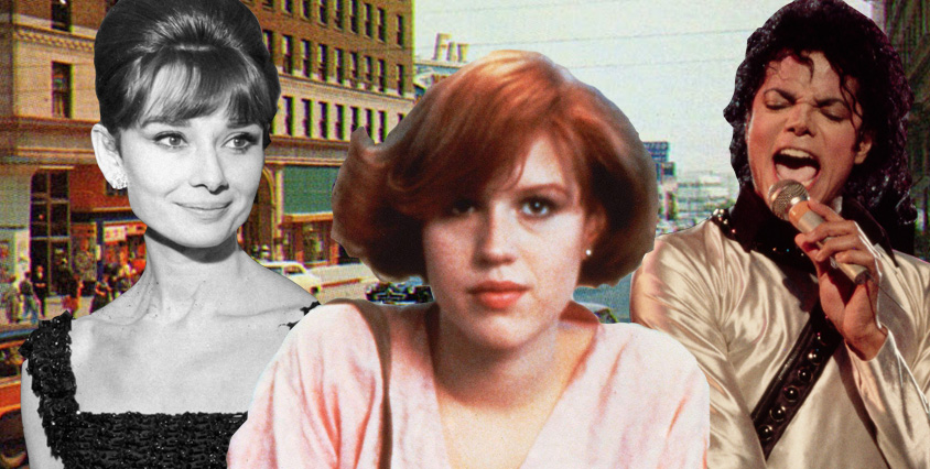 Audrey Hepburn, Molly Ringwald och Michael Jackson kopieras flitigt av dagens motsvarigheter... 