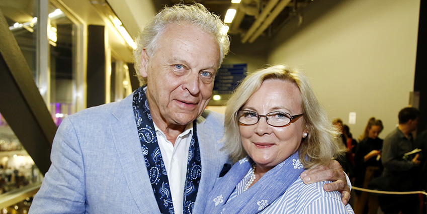 Herman Lindqvist och hans hustru Liliana.