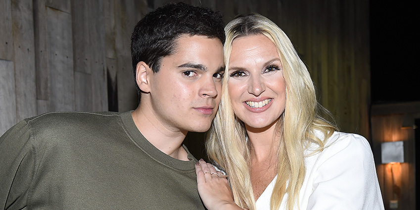 Oscar Pralin Zia med Sanna Nielsen. 