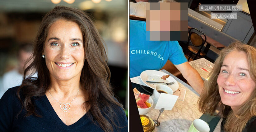 Agneta Sj&ouml;dins heta hotellm&ouml;te med Hollywoodstj&auml;rnans kusin