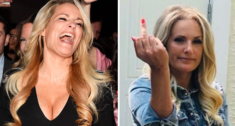Laila Bagge i j&auml;ttebr&aring;k efter fula gesten