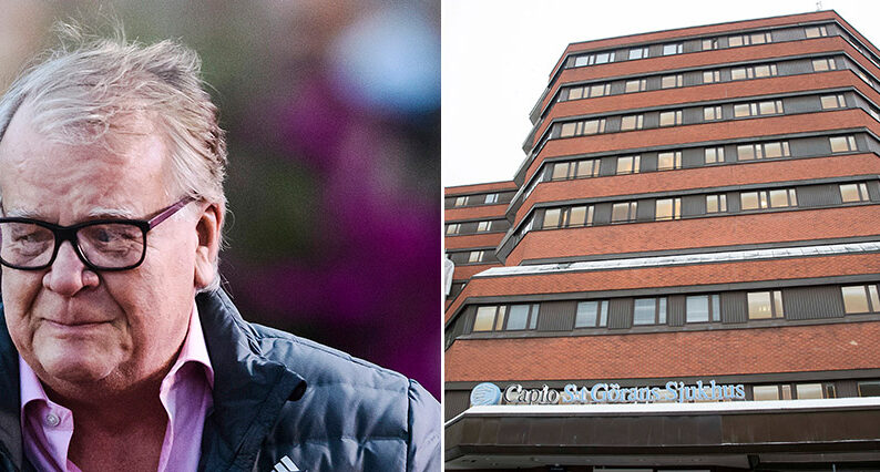 Lasse Berghagen v&aring;rdas p&aring; sjukhus f&ouml;r livshotande tillst&aring;nd