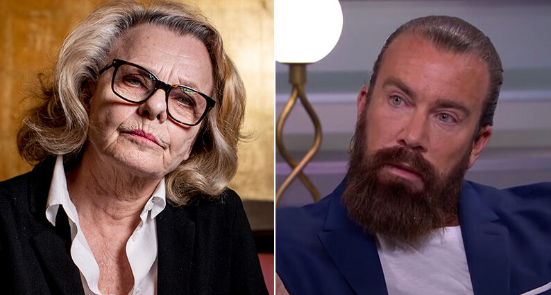 Marie G&ouml;ranzons skrev-br&aring;k med Jan Emanuel i tv