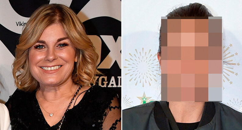 Pernilla Wahlgrens lesbiska sexlek med k&auml;ndishustrun