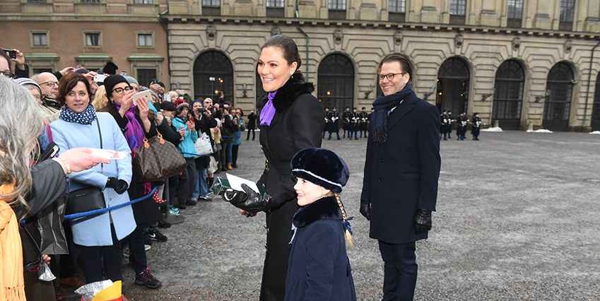 Först den 7:e april är Victoria och Daniel på kungligt uppdrag igen.
