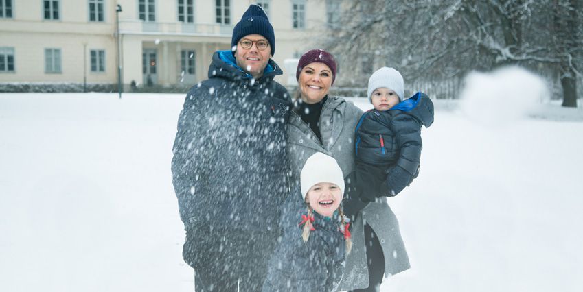 Just nu befinner sig kronprinsessfamiljen i Alperna på semester.