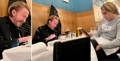 Christer Lindarws mys-middag med blond hunk