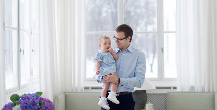 Estelle och pappa Daniel