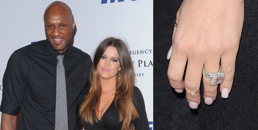 Khloe &auml;r sedan 2009 gift med basketspelaren Lamar Odom. 