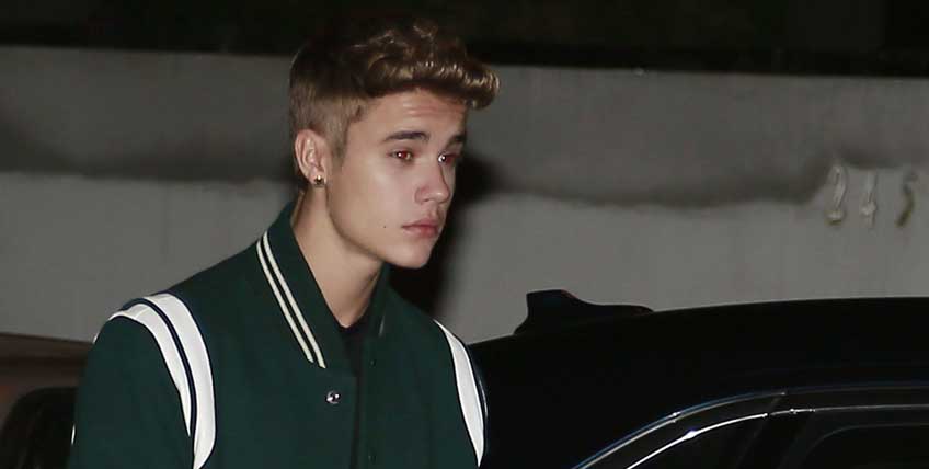Justin Biebers talesman vill inte kommentera stjärnans besök.
