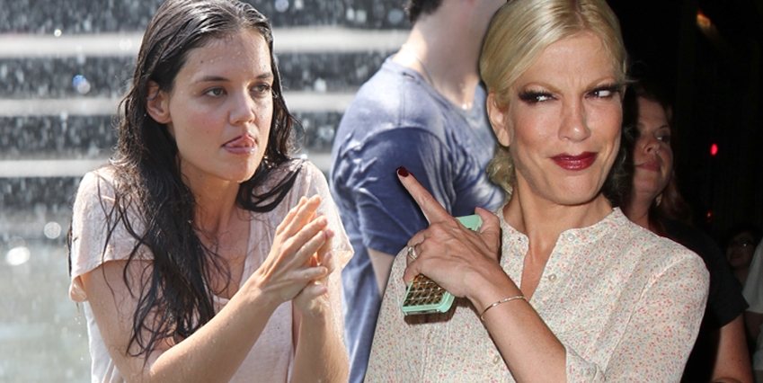Tori Spelling hamnade p&aring; sjukhus efter kritiken mot Katie Holmes.