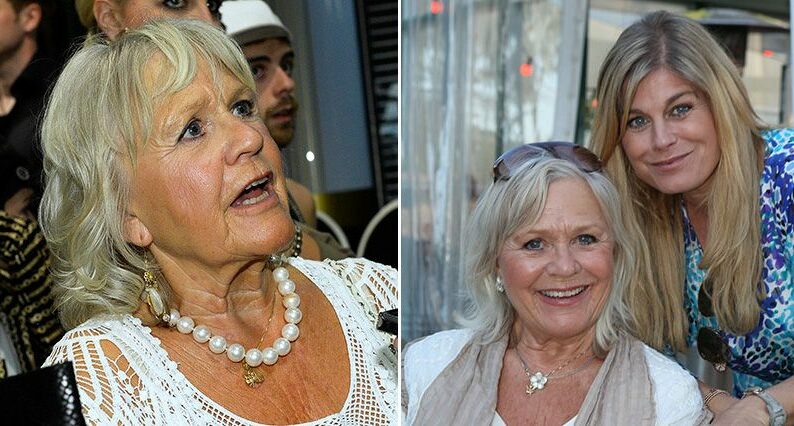 Christina Schollin &ouml;rfilade Pernilla Wahlgrens partner