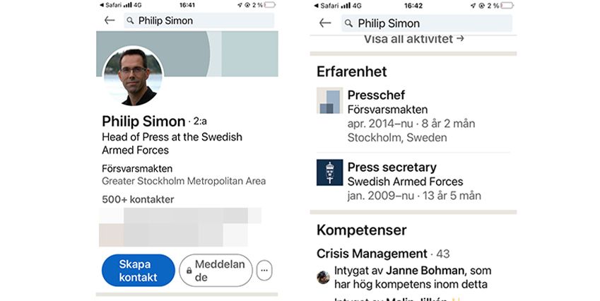 Philip Simon &auml;r mannen som f&ouml;rs&ouml;ker m&ouml;rkl&auml;gga sexskandalen. Presschefen har 