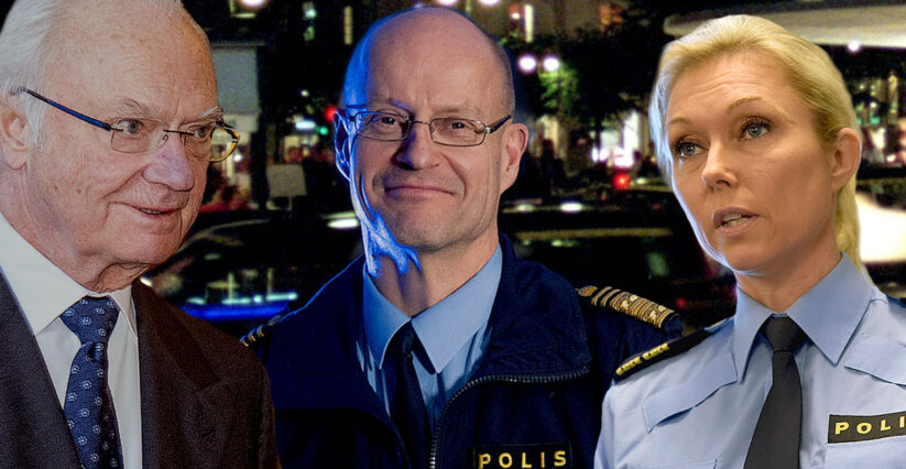 Kungen och Mats L&ouml;fving festade med unga kvinnor i city