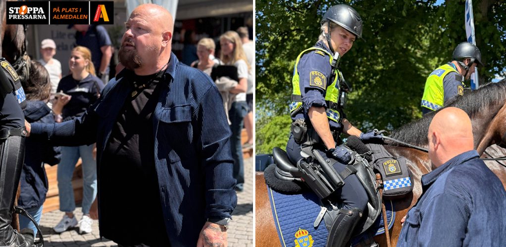 Ett drygt dygn efter jättebråket med hustrun fick Anders Bagge samtala med polis.