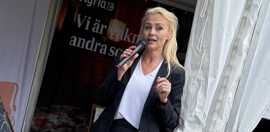 Johanna Lind Bagge försökte vara professionell.