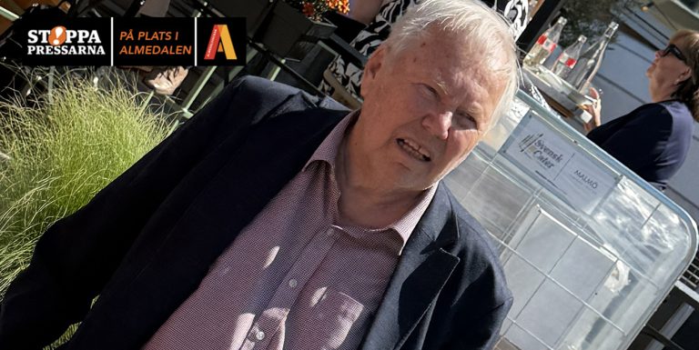 Bert Karlsson i svåra smärtor under Almedalen