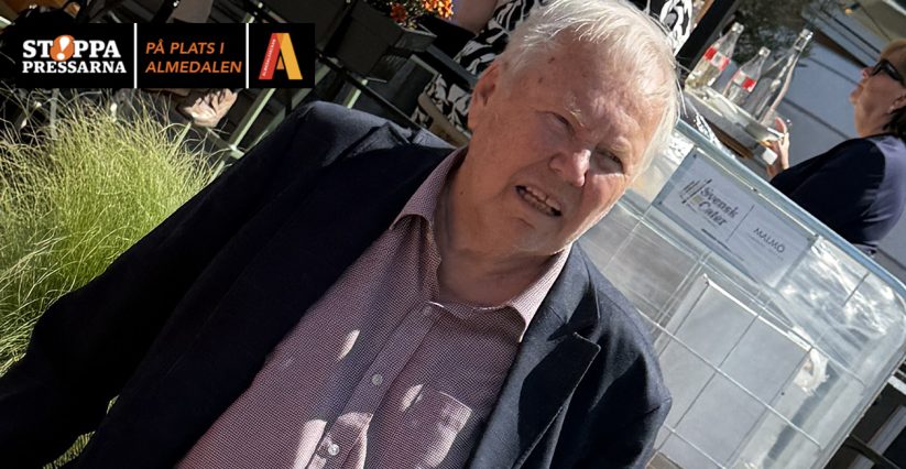 Bert Karlsson i svåra smärtor under Almedalen