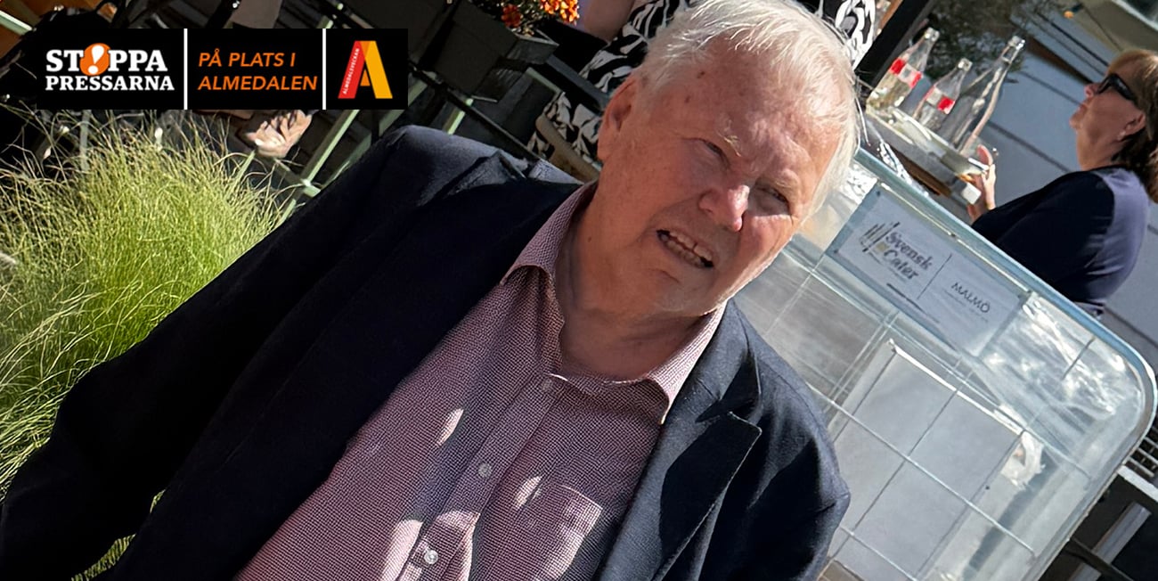 Bert Karlsson i svåra smärtor under Almedalen