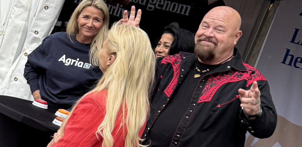 Det var spänt mellan Kristin Kaspersen och Anders Bagge.