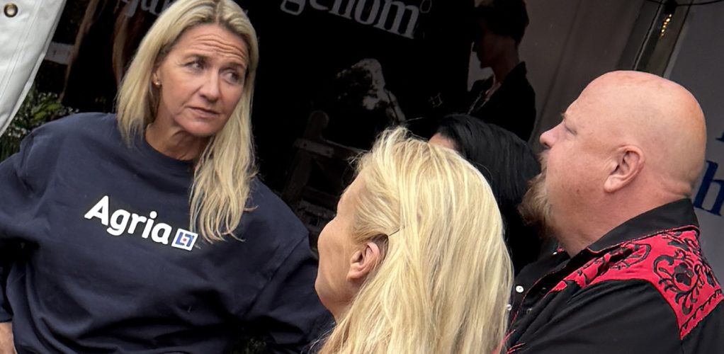 Till slut tröttnade Anders Bagge, han ville inte bli mästrad av Kristin Kapspersen.