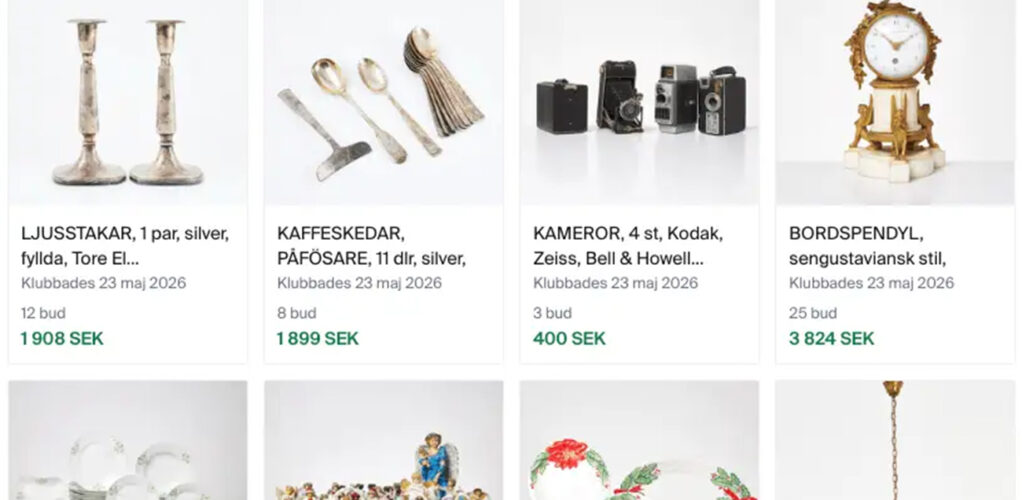 F&ouml;r Christina har det blivit ett s&auml;tt att bearbeta sorgen efter Hans att samla ihop och s&auml;lja alla saker.