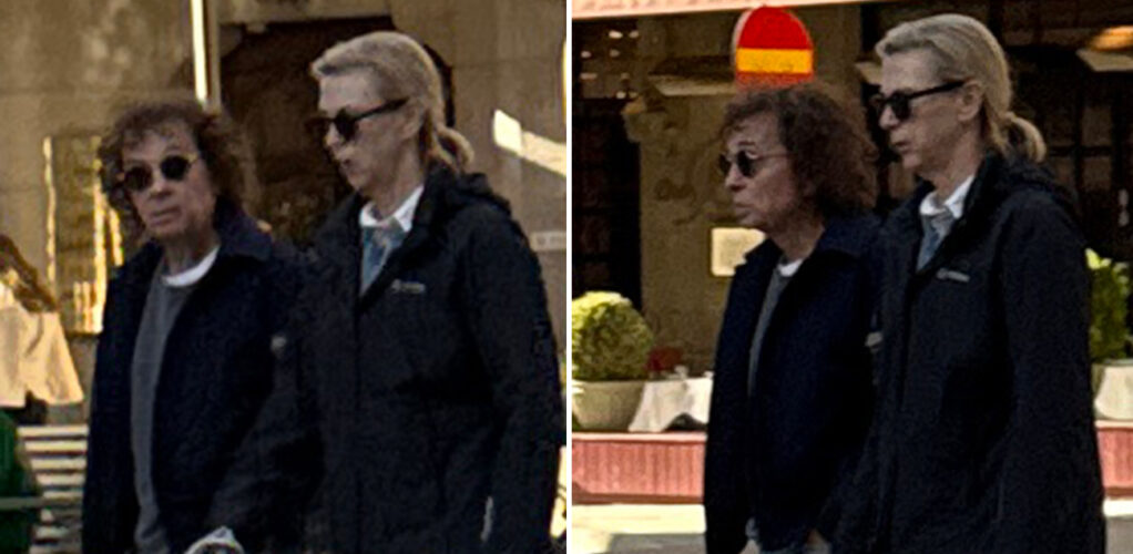Varning p&aring; stan! H&auml;r kommer Magnus Ugglas med sin hustru Lollo som det n&auml;stan inte finns n&aring;gra bilder p&aring; trots att paret varit gifta sedan 1990.