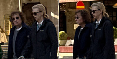 Magnus Ugglas hustru Lollo f&aring;ngad p&aring; unika bilder