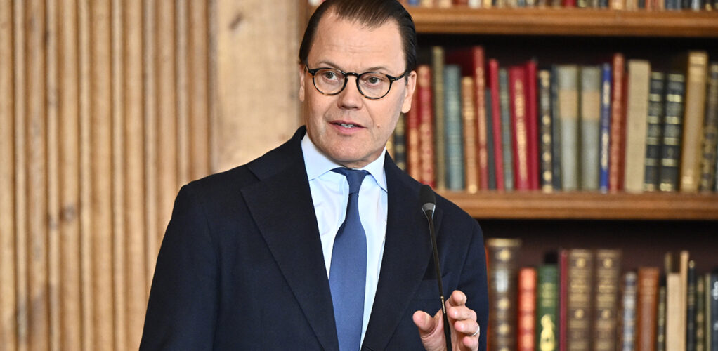 H&auml;r talar prins Daniel vid sitt hj&auml;rtebarn Generation Peps 10-&aring;rsjubileum.