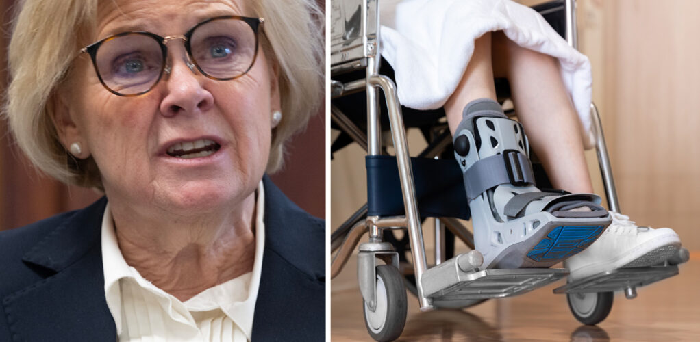 Rikspolischef Petra Lundh bröt foten under midsommarhelgen – men hur det gick till avslöjar inte polisen.