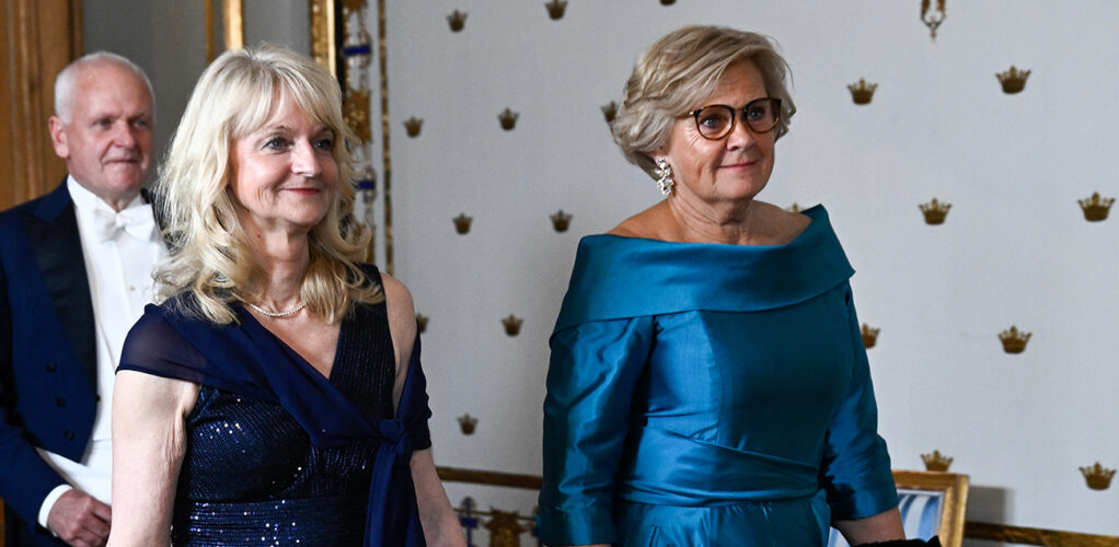 När Petra Lundh gick på kungakalas med kollegan Charlotte von Essen var det inget fel på hennes fot