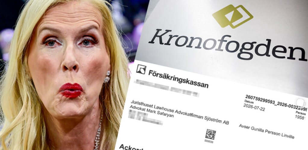 Dokumentet visar exakt hur mycket Gunilla Persson m&aring;ste betala f&ouml;r att slippa Kronofogdens fortsatta jakt.