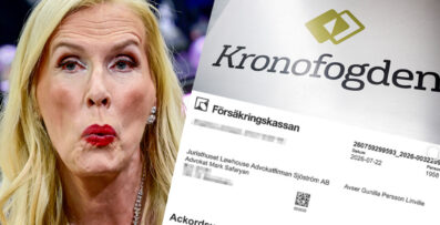 Kronofogdens stenh&aring;rda jakt p&aring; Gunilla Persson &ndash; slog till mot bankkontot