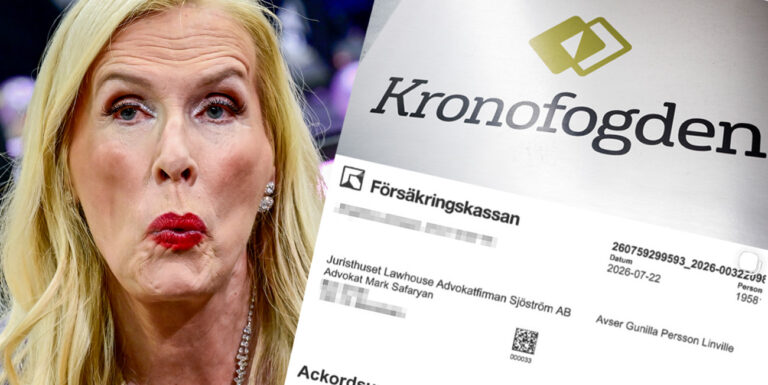 Kronofogdens stenh&aring;rda jakt p&aring; Gunilla Persson &ndash; slog till mot bankkontot