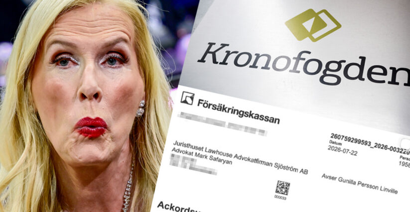 Kronofogdens stenh&aring;rda jakt p&aring; Gunilla Persson &ndash; slog till mot bankkontot