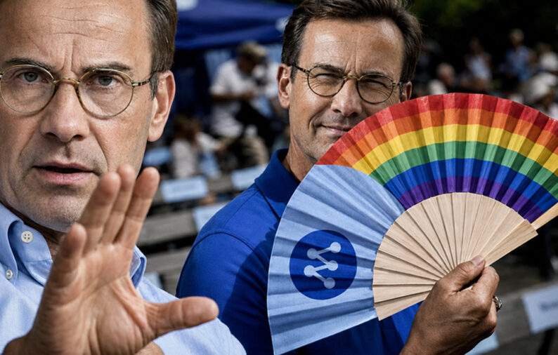 Kristerssons gaychock &ndash; v&auml;grar svara p&aring; homofr&aring;gorna och flyr