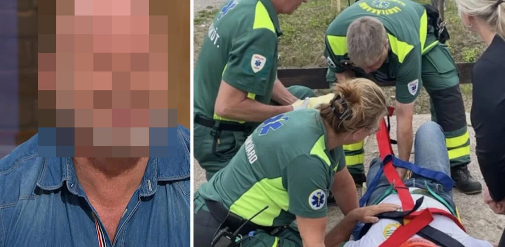 &rdquo;Robinson&rdquo;-vinnaren skadades sv&aring;rt och f&ouml;rdes akut till sjukhus med ambulans.