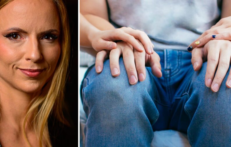 Sara Skyttedal delade champagnehunken &ndash; med sin egen syster