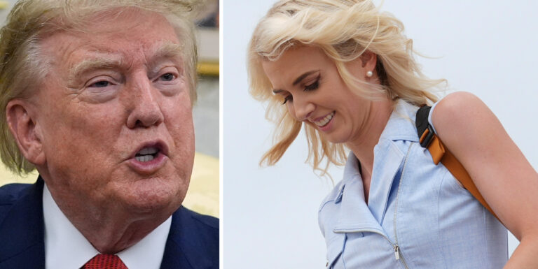 Trump exploderar efter fr&aring;gan om blonda Natalie, 35: &rdquo;H&aring;ll tyst!&rdquo;