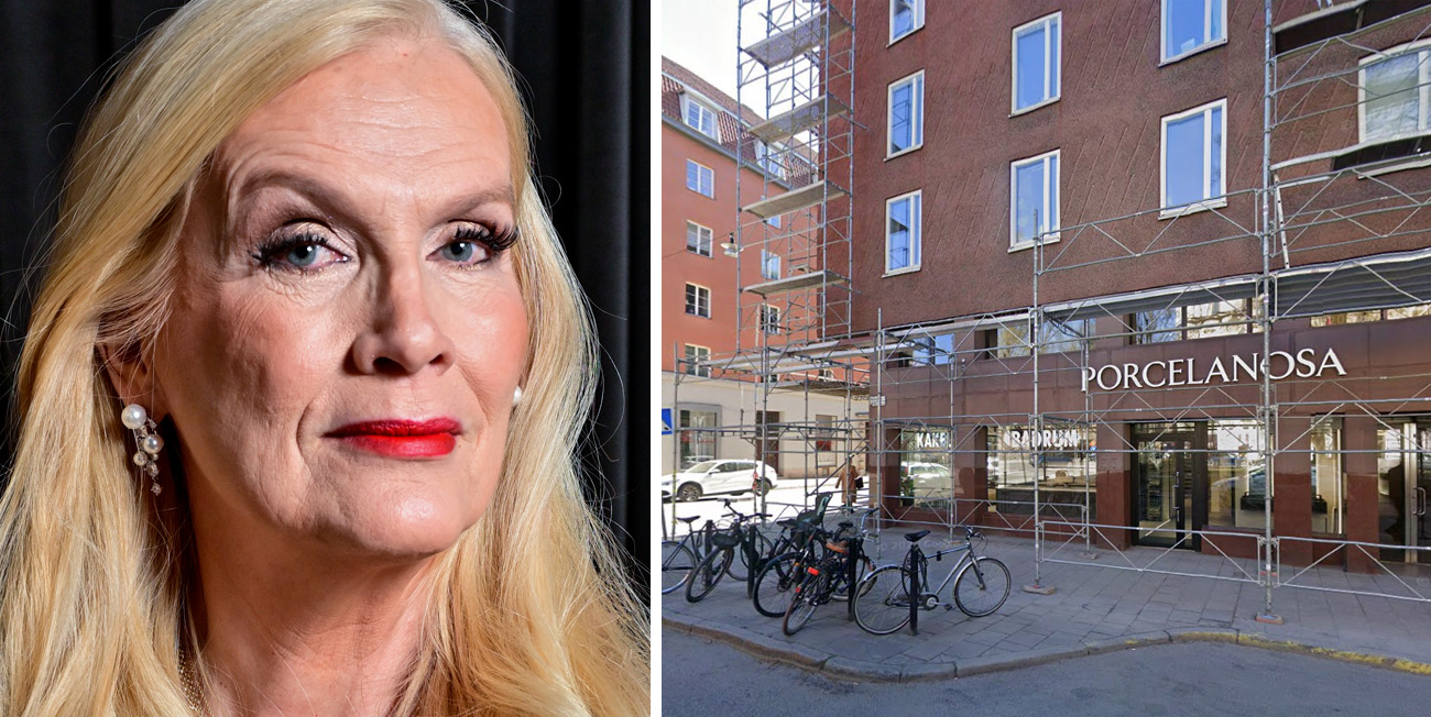 Gunilla Persson tj&auml;nar inte en krona &ndash; bor &auml;nd&aring; p&aring; lyxadress