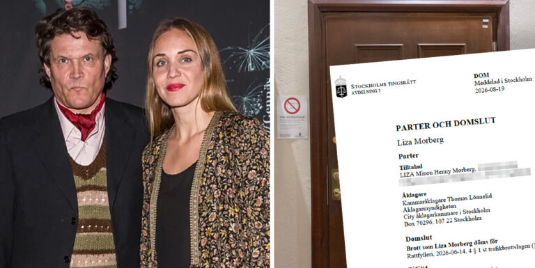 K&auml;ndisdottern Liza Morberg d&ouml;ms f&ouml;r rattfylla &ndash; d&ouml;k inte upp i r&auml;tten