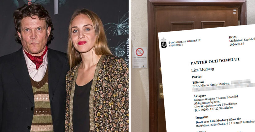 K&auml;ndisdottern Liza Morberg d&ouml;ms f&ouml;r rattfylla &ndash; d&ouml;k inte upp i r&auml;tten