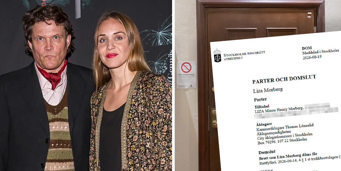 K&auml;ndisdottern Liza Morberg d&ouml;ms f&ouml;r rattfylla &ndash; d&ouml;k inte upp i r&auml;tten