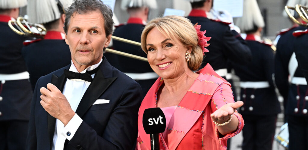 Micke Leijnegard och Anne Lundberg ledde tidigare SVT:s nationaldagsfirande tillsammans. Efter sexbrottsdomen pausades hans publika uppdrag.