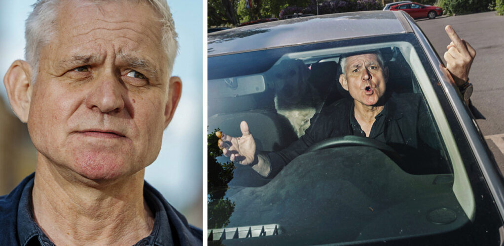 Rickard Olsson dömdes 2020 för rattfylleri efter att han berusat kört nära ett dagis. Bilden till höger är arrangerad och från ett annat tillfälle.