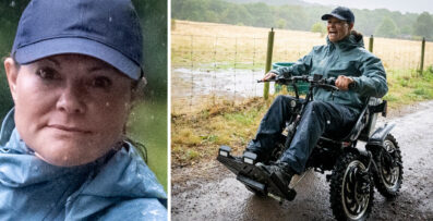 Chockbilderna p&aring; Victoria &ndash; sitter i rullstol efter semestern