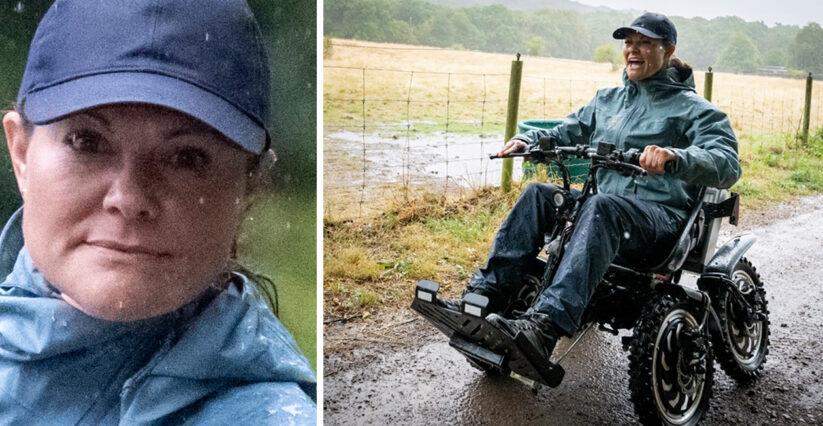 Chockbilderna p&aring; Victoria &ndash; sitter i rullstol efter semestern