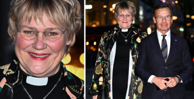 Birgitta Ed p&aring; fest med maken &ndash; mitt under kyrkans granskning
