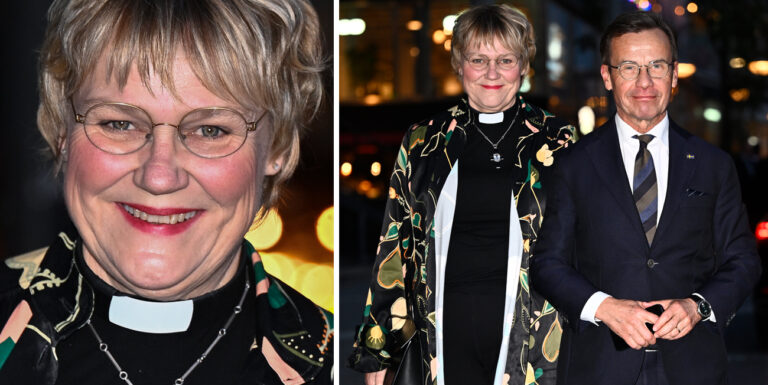 Birgitta Ed p&aring; fest med maken &ndash; mitt under kyrkans granskning